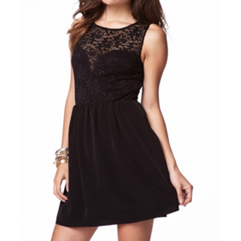 Forever 21 Black Lace Dress